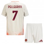 Nogometni Dresovi AS Roma Pellegrini 7 Dječji Gostujući 2024-25 Kratkih Rukava